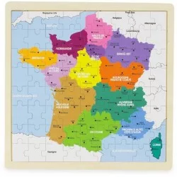 Puzzle Carte de France (72...