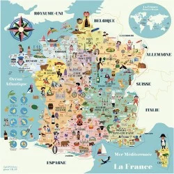 Carte de France pour Enfant...