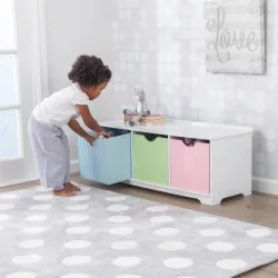 Coffre à jouets 3 tiroirs...