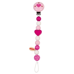 Accroche tétine coeur