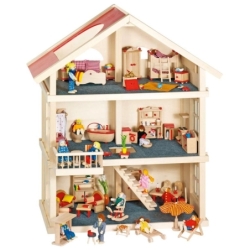 Maison poupées en bois...