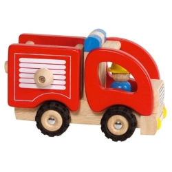 Camion de pompier en bois...