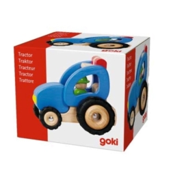 Tracteur en bois à pousser