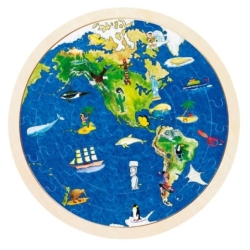 Puzzle pour enfant globe...