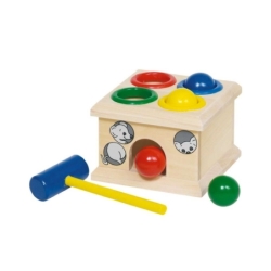 Jeu de maillet en bois pour...