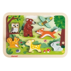 Chunky puzzle forêt