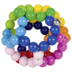 Hochet balle arc-en-ciel...