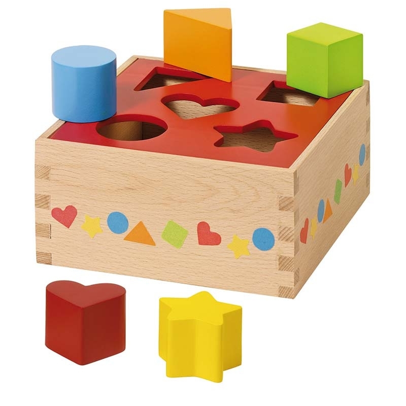 Boite à formes Goki basic Jouet en bois Boite à formes Goki basic Jouet en bois