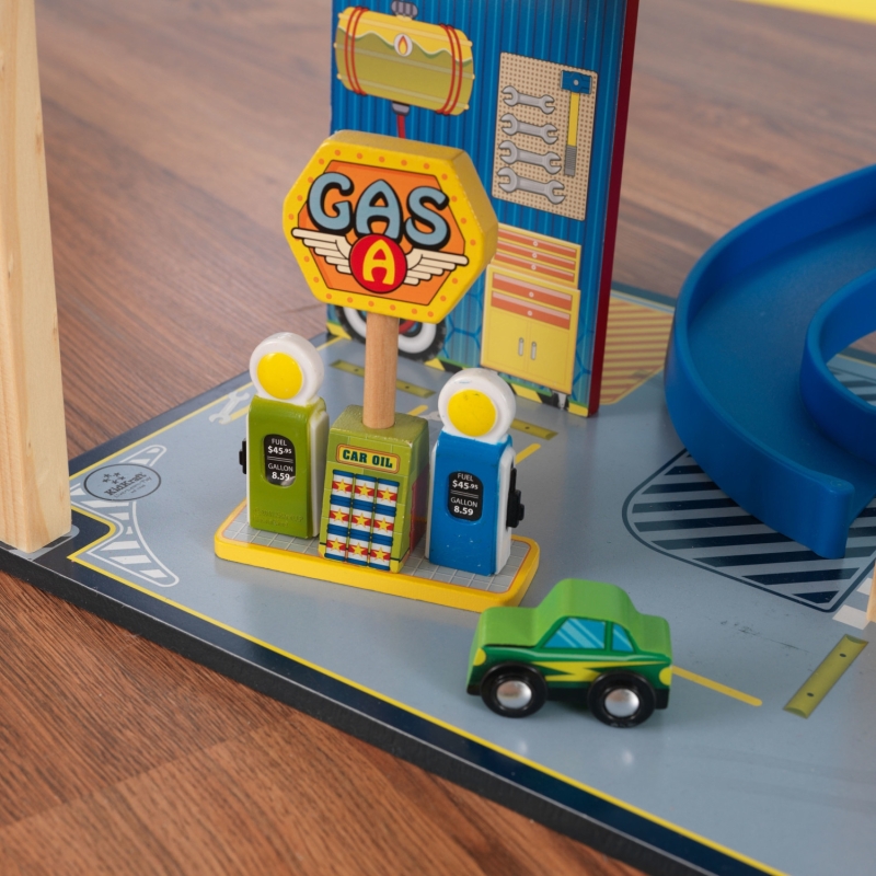 Garage pour enfant Rampe Voiture de course Garage pour enfant Rampe Voiture de course