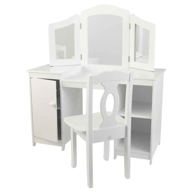 Coiffeuse pour enfant avec tabouret de Luxe Coiffeuse pour enfant avec tabouret de Luxe