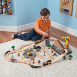 Circuit de train en bois 61...