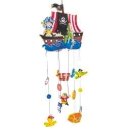 Mobile en bois Pirate