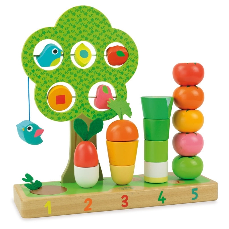 J'apprends à compter les légumes