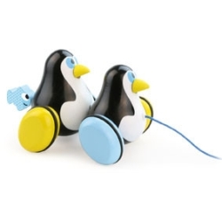 Pingouins en bois Hans et...