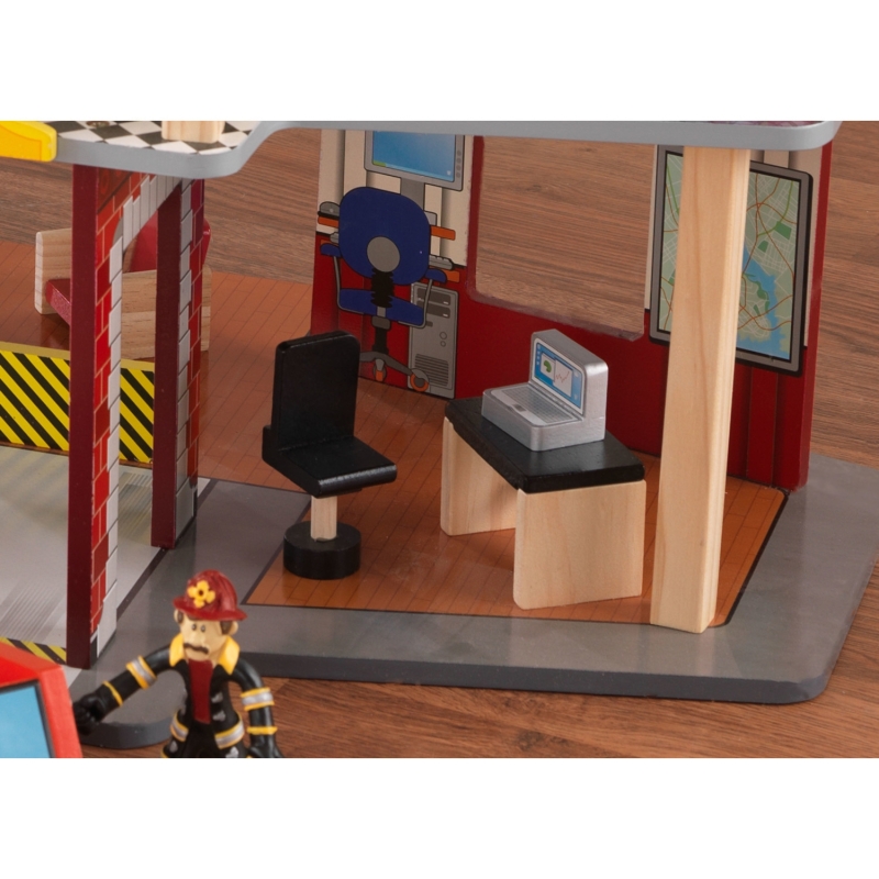 Ensemble Train en bois Bucket Dinosaure