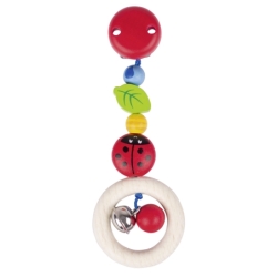 Clip en bois Coccinelle