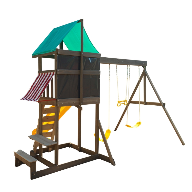 Aire de jeux en bois Balançoire Newport Aire de jeux en bois Balançoire Newport
