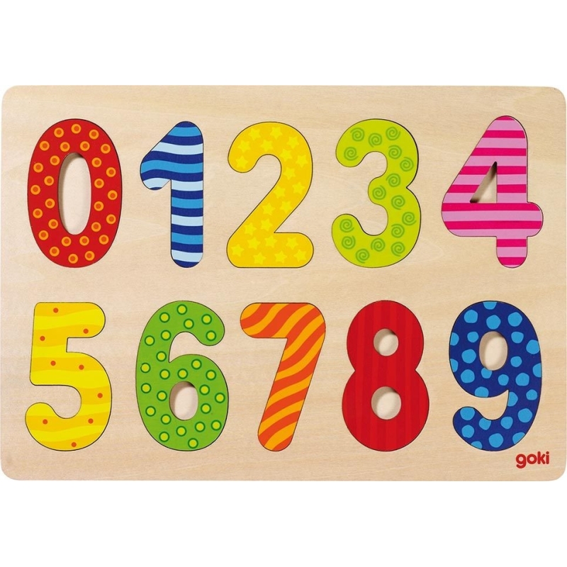 Puzzle Chiffres en bois pour apprendre à compter Puzzle Chiffres en bois pour apprendre à compter