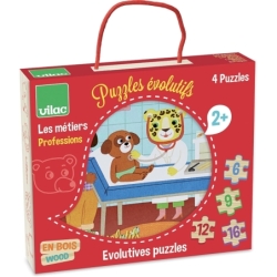 4 puzzles évolutifs Dès 2...