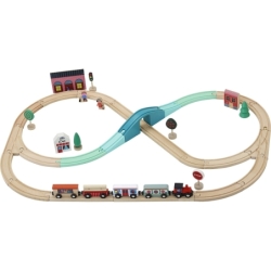 Circuit de train en bois...