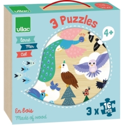 Coffret 3 Puzzles Terre Mer...