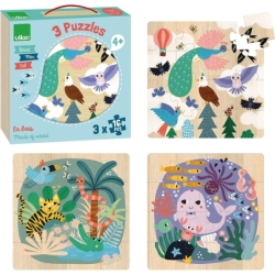 Coffret 3 Puzzles Terre Mer...