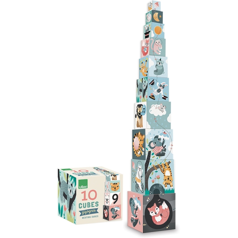 Cubes Gigognes à empiler Les animaux Cubes Gigognes à empiler Les animaux