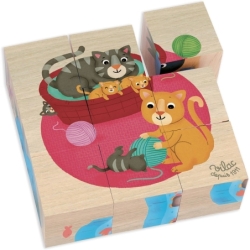 Gros cubes en bois pour...
