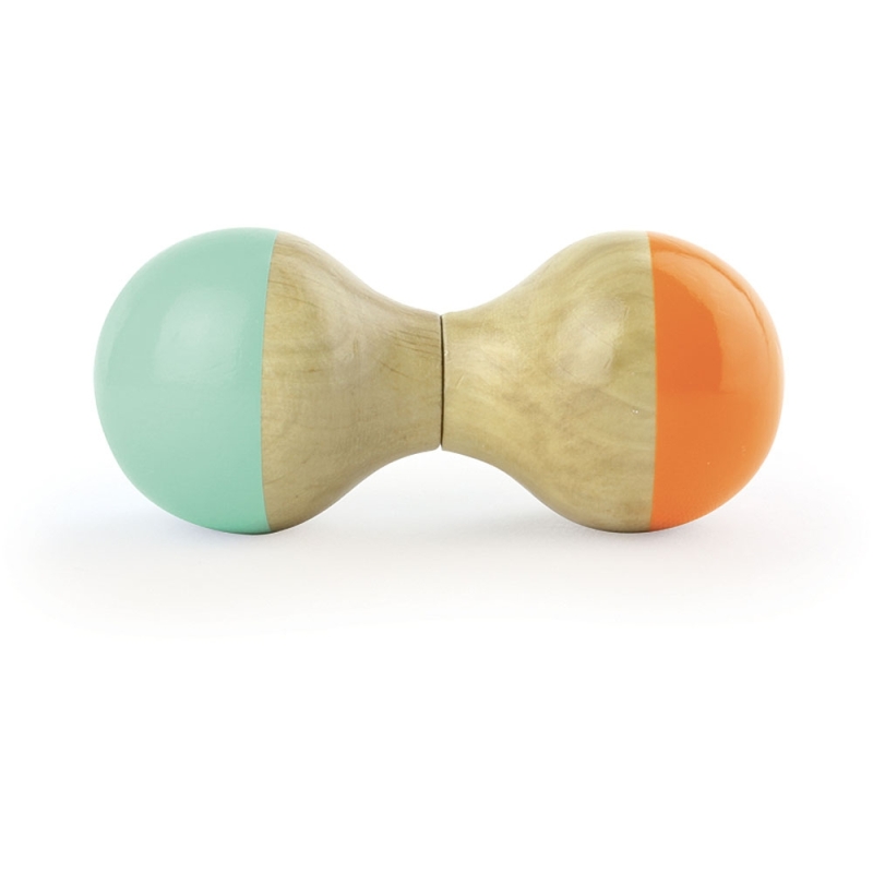 Hochet pour bébé Dès 12 mois Mint et orange Hochet pour bébé Dès 12 mois Mint et orange