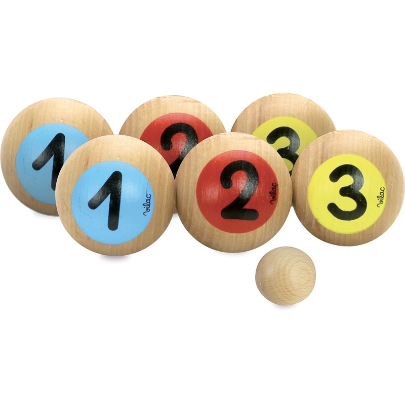 Jeu de pétanque pour enfant 1, 2, 3 Fabrication française