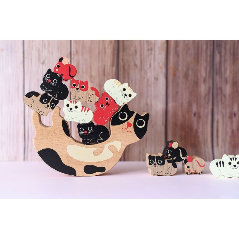 Jeu d'équilibre Chaton Catyminy Dès 4 ans Jeu d'équilibre Chaton Catyminy Dès 4 ans