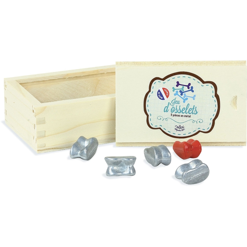Jeu d'osselets Fabrication française Jeu d'osselets Fabrication française