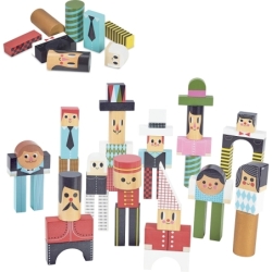 Les bonhommes en cubes...