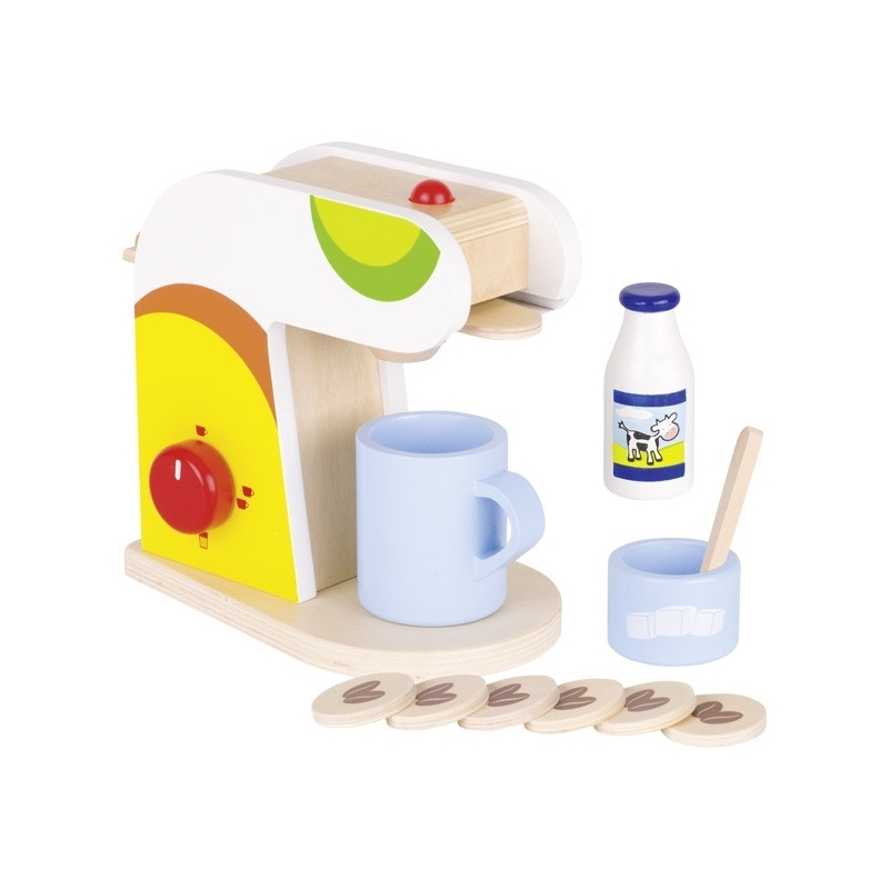 Machine à café en bois pour enfant