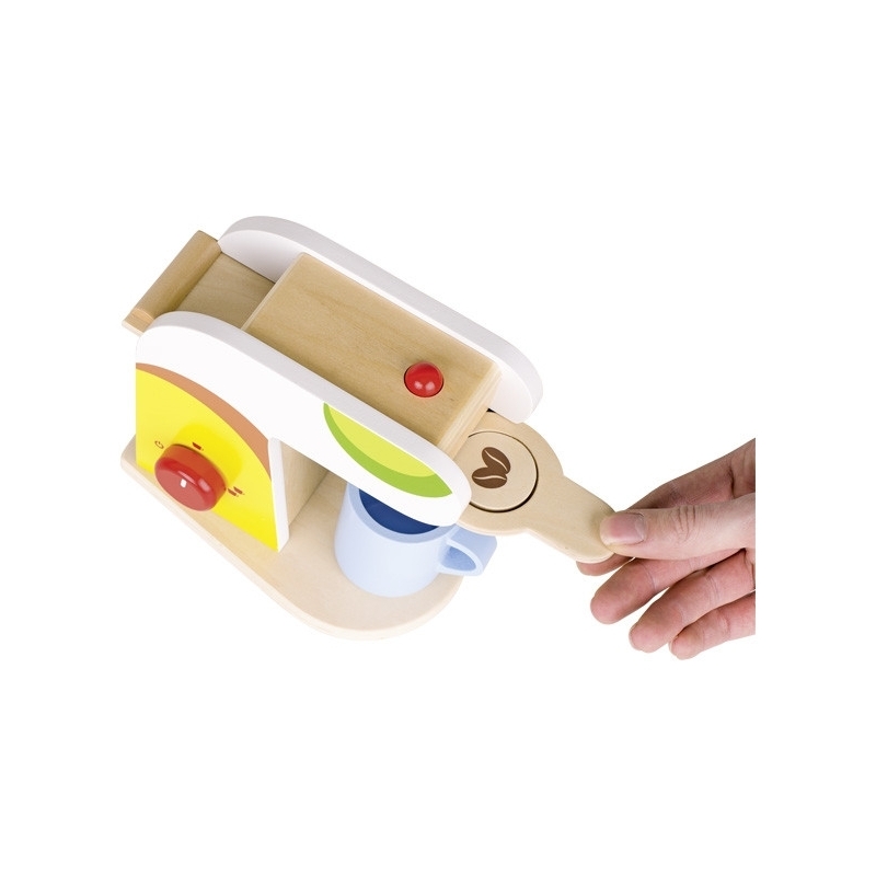 Machine à café en bois pour enfant