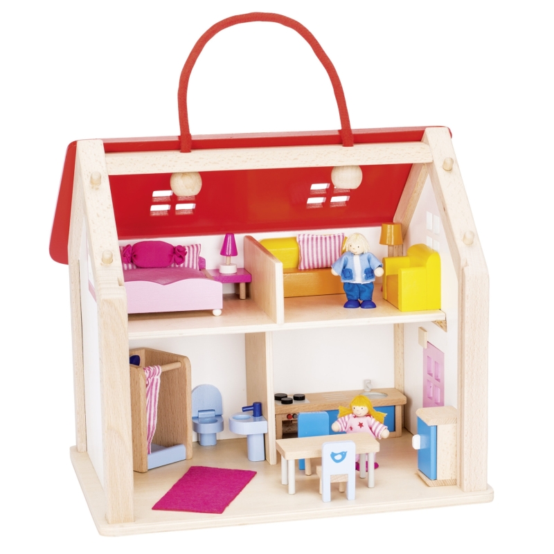 Valise Maison de Poupées avec accessoires