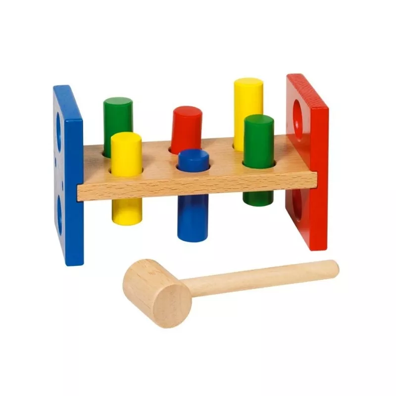Banc à marteler en bois pour enfant