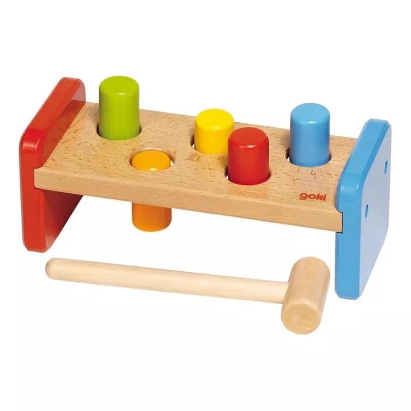 Jeu du marteau en bois Développer la dextérité et la précision Dès 2 ans