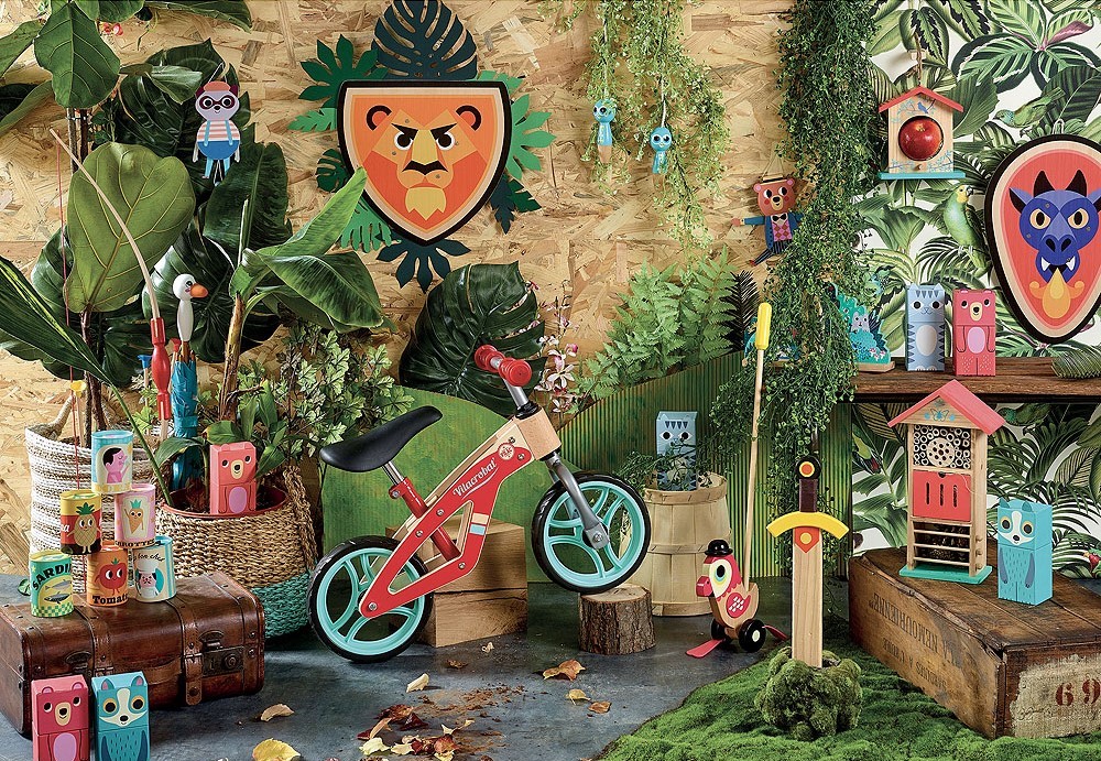 Vélo & Draisienne en bois pour les enfants pour l'extérieur