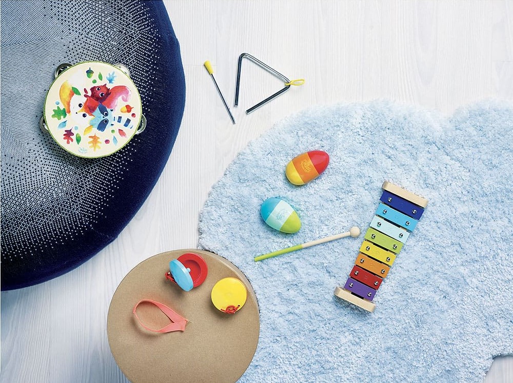 Jouet instrument de musique en bois pour enfant : découvrir la musique en s'amusant.