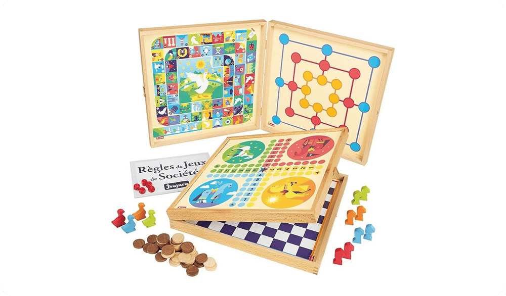 Jeux de plateau et de société en bois pour enfants Erzi