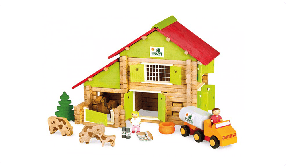 Fermes en bois JeuJura pour enfant