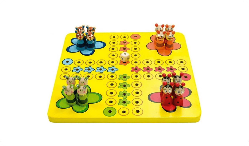 S'amuser ensemble avec les jeux de société Ulysse en bois pour les enfants de 5 à 10 ans.