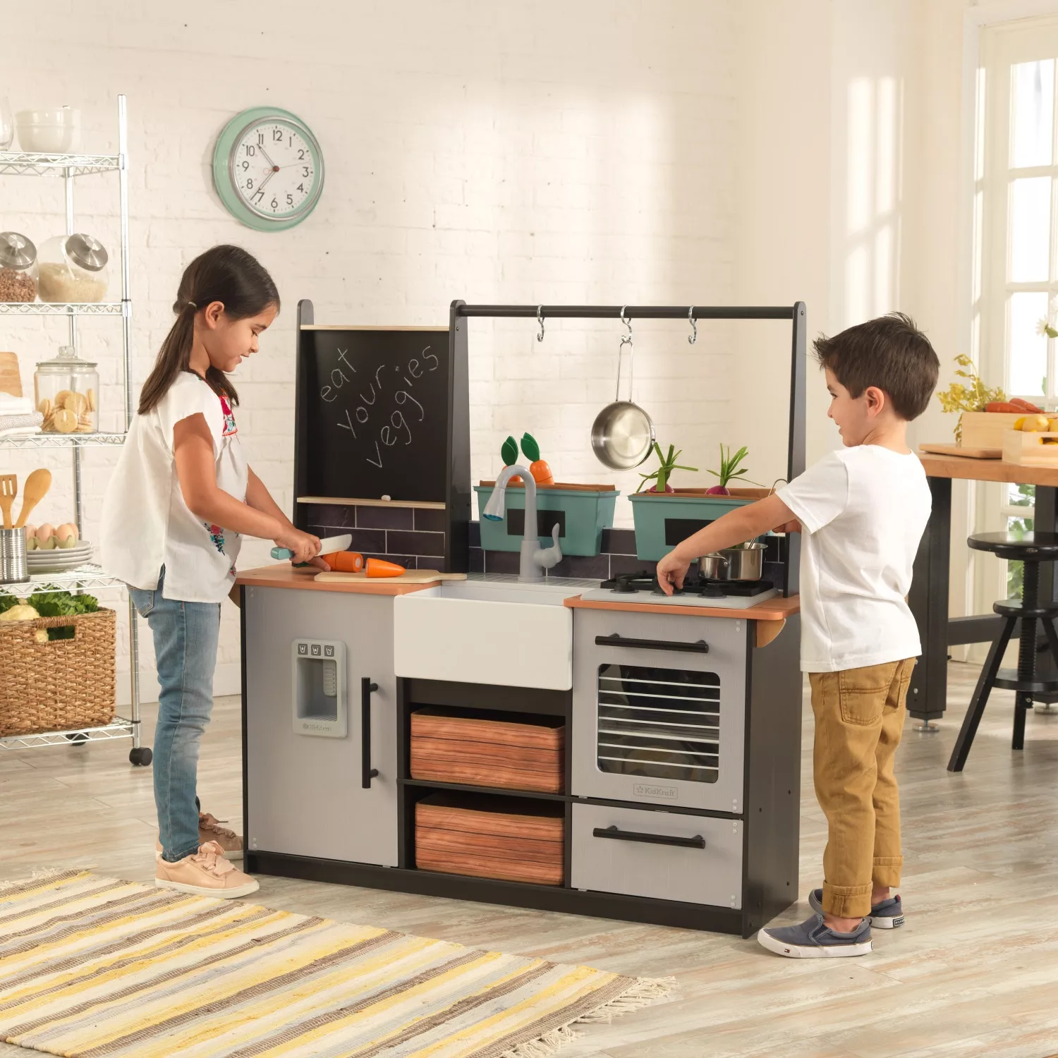 Cuisine enfant en Bois son...