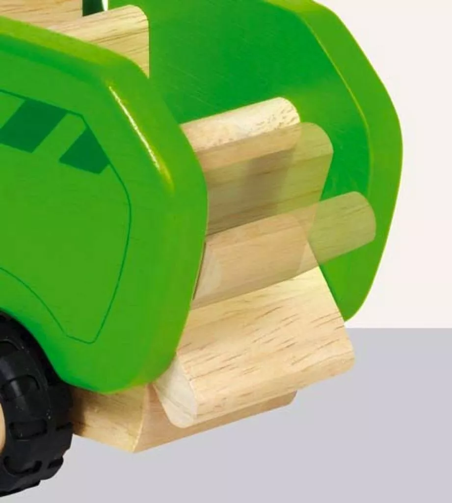 Camion-poubelle Jouet en bois Camion-poubelle Jouet en bois