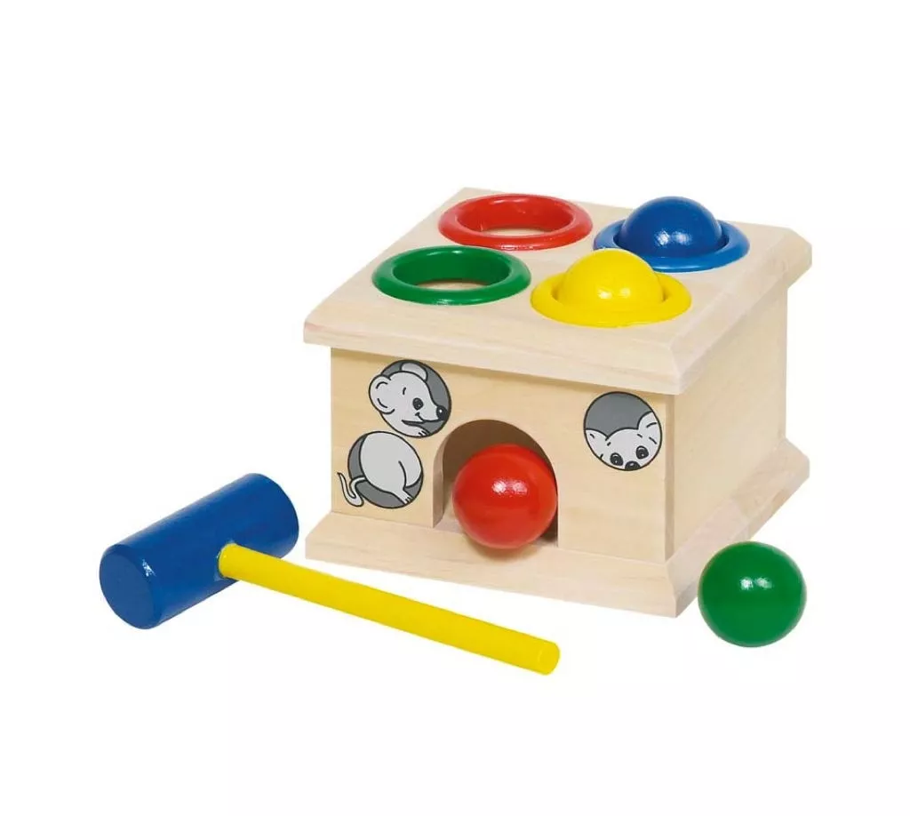 Jeu de maillet en bois pour...