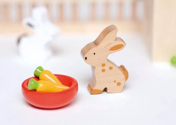 Clapier à lapins pour enfant