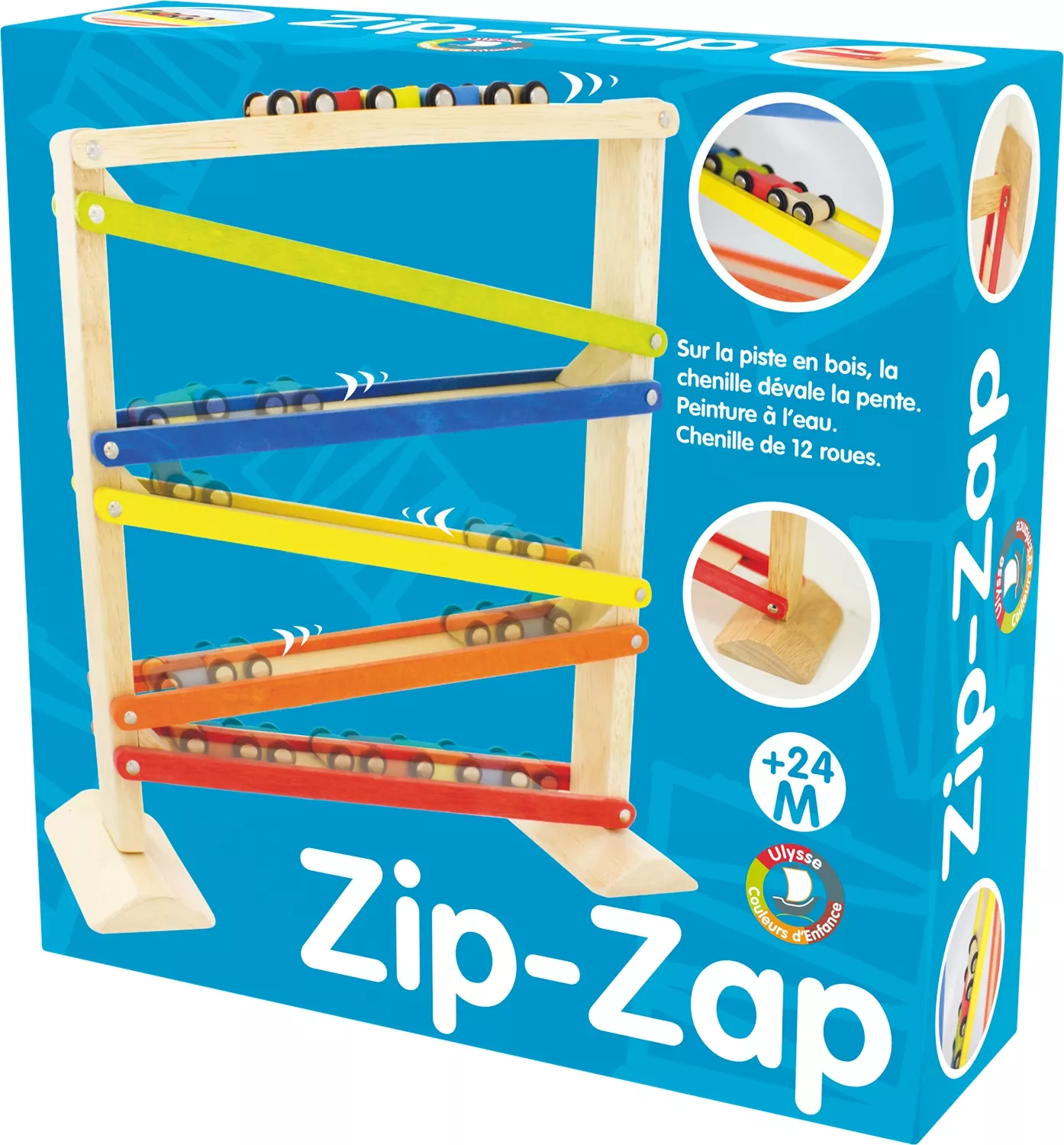 Zipzap chenille de voitures