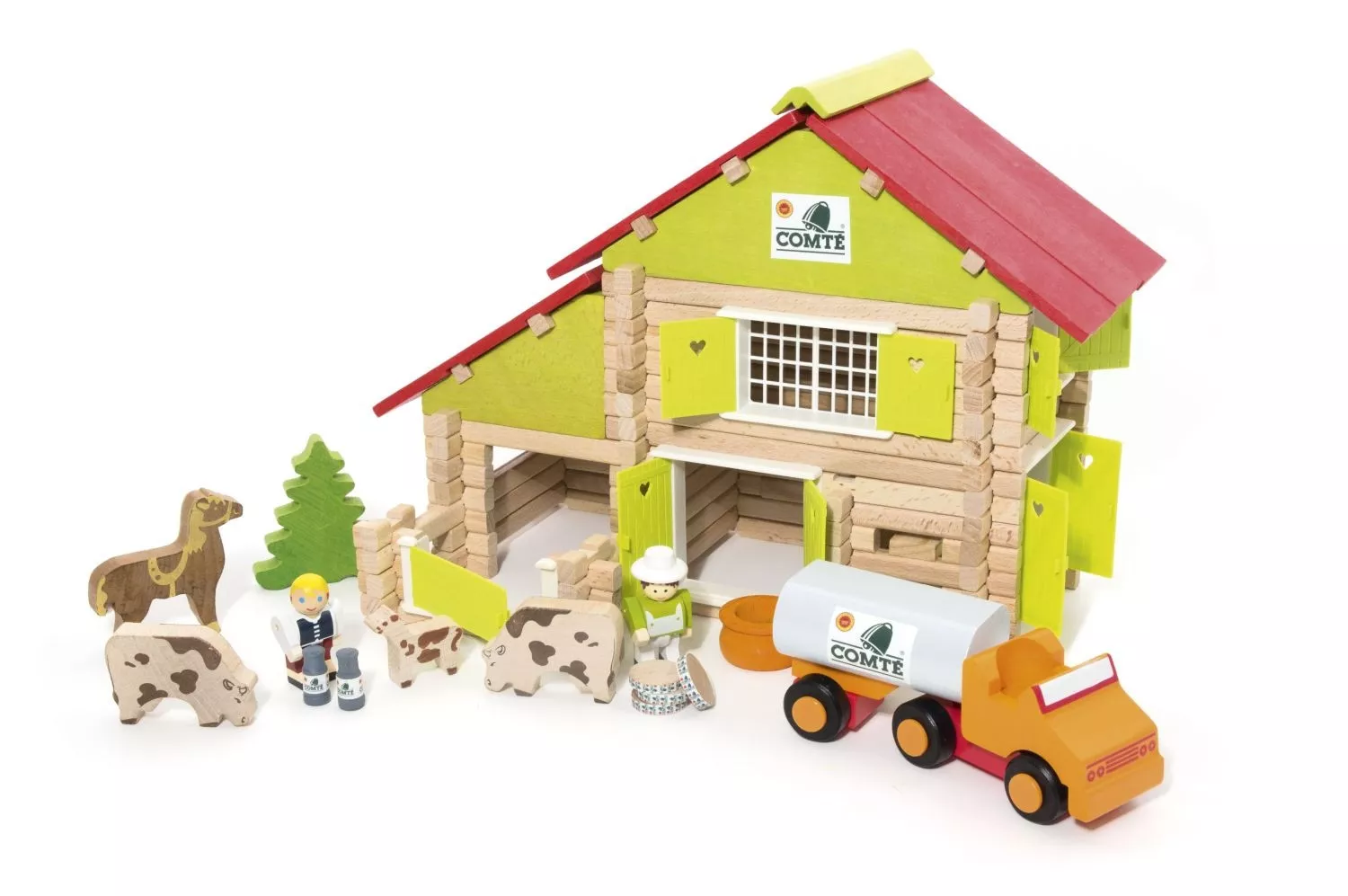 Chalet à comté en bois à...