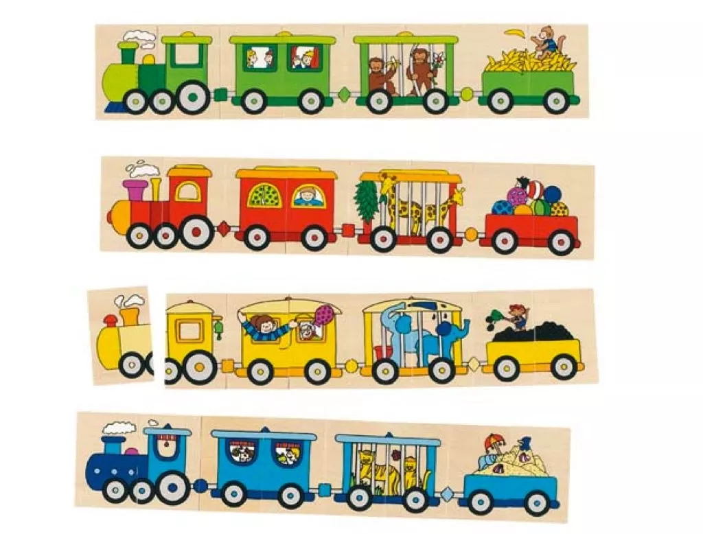 Jeu de mémo 4 locomotives